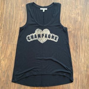 Express “Champagne” tank top-XS